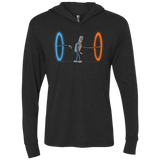 T-Shirts Vintage Black / X-Small Self Service Triblend Long Sleeve Hoodie Tee