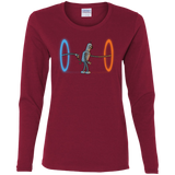 T-Shirts Cardinal / S Self Service Women's Long Sleeve T-Shirt