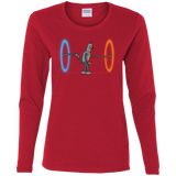 T-Shirts Red / S Self Service Women's Long Sleeve T-Shirt