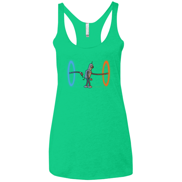 T-Shirts Envy / X-Small Self Service Women's Triblend Racerback Tank