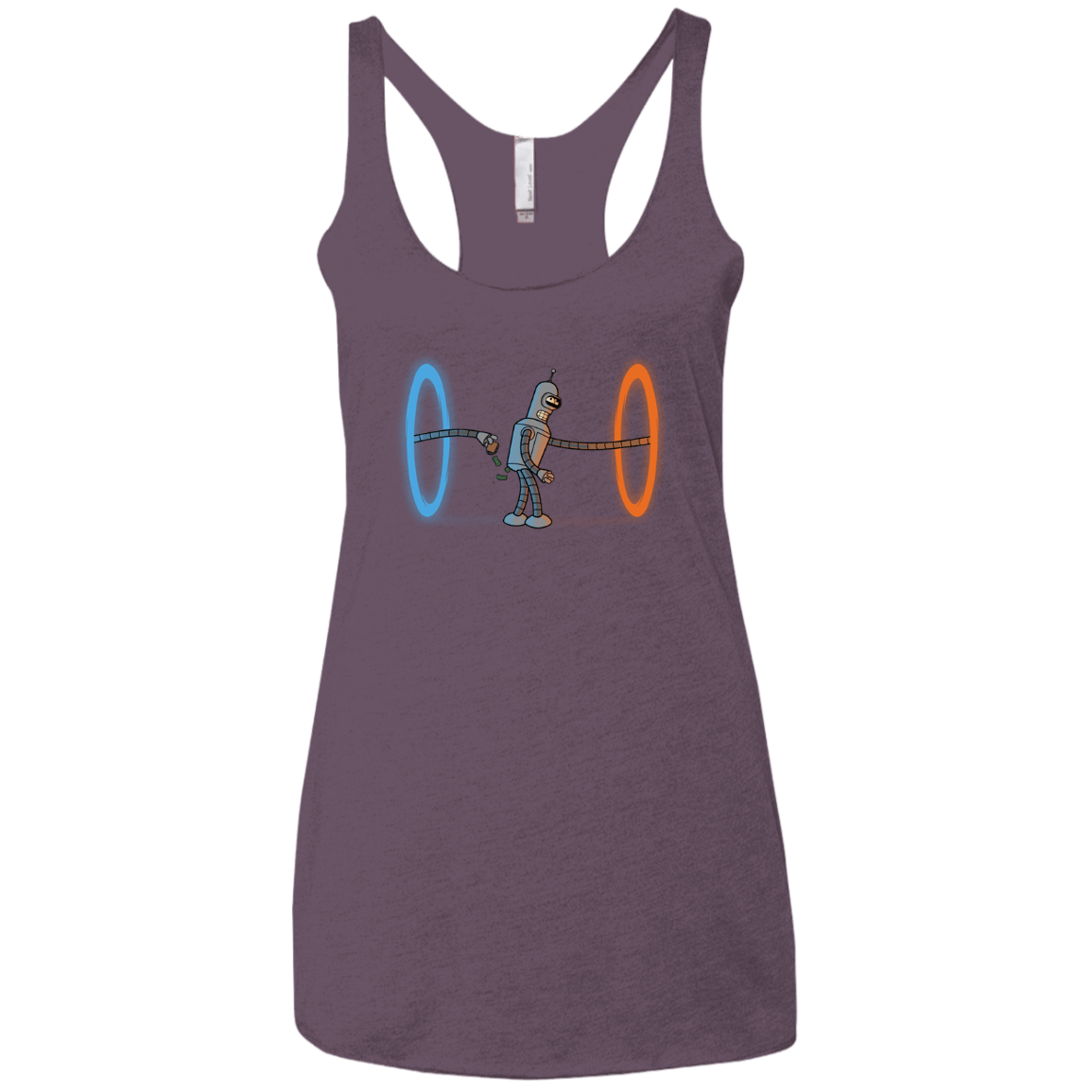 T-Shirts Vintage Purple / X-Small Self Service Women's Triblend Racerback Tank