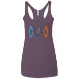 T-Shirts Vintage Purple / X-Small Self Service Women's Triblend Racerback Tank