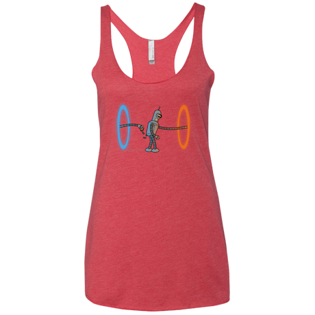 T-Shirts Vintage Red / X-Small Self Service Women's Triblend Racerback Tank