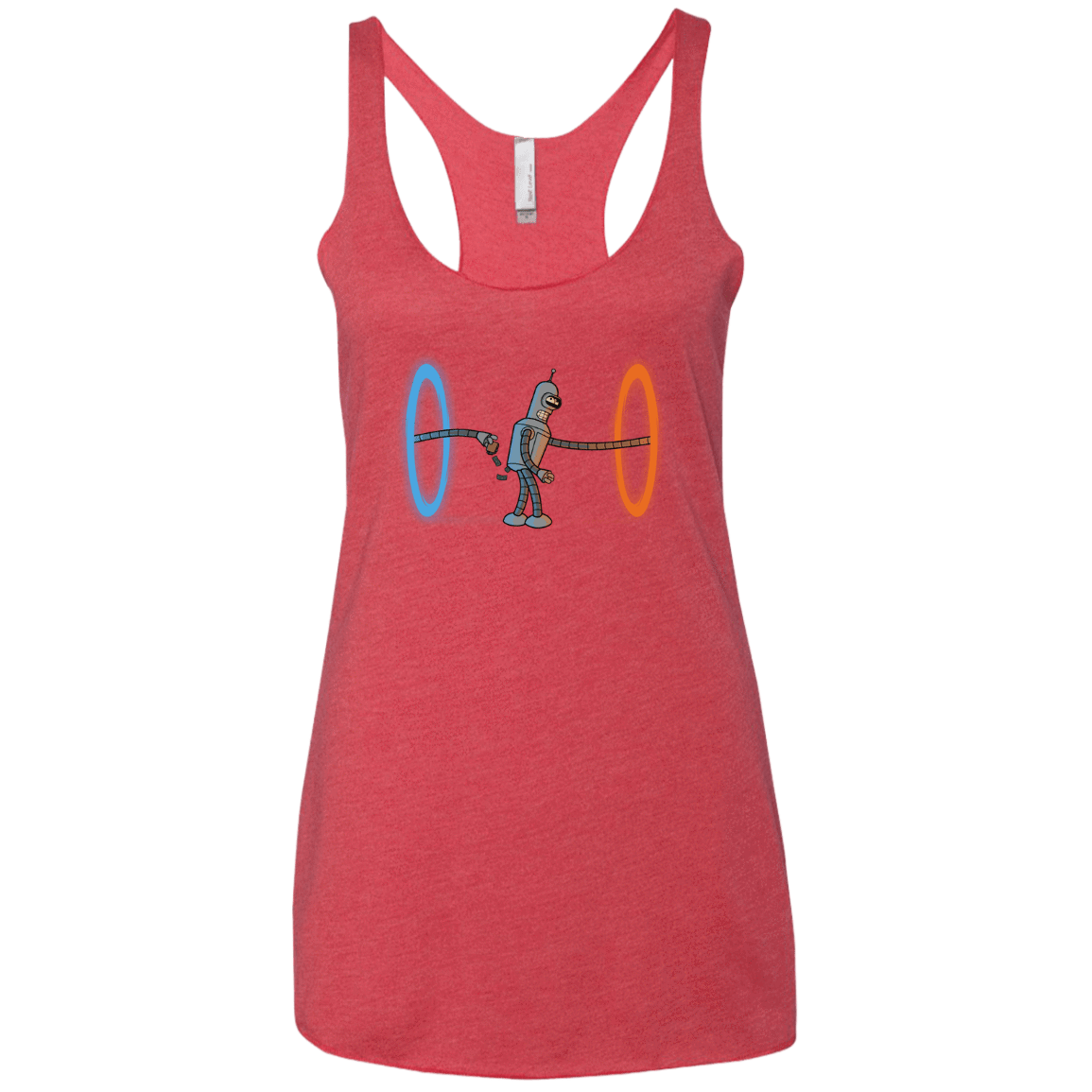 T-Shirts Vintage Red / X-Small Self Service Women's Triblend Racerback Tank