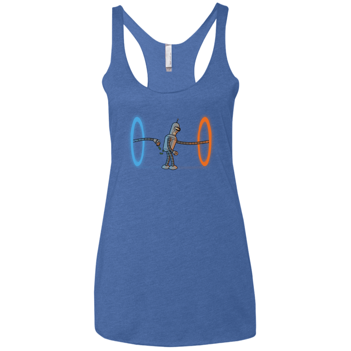 T-Shirts Vintage Royal / X-Small Self Service Women's Triblend Racerback Tank