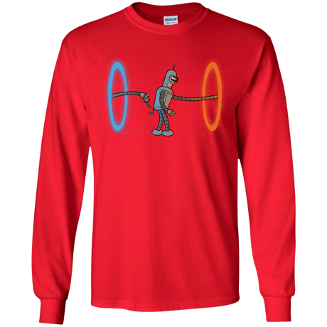 T-Shirts Red / YS Self Service Youth Long Sleeve T-Shirt
