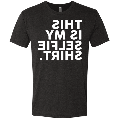 T-Shirts Vintage Black / S Selfie Shirt Men's Triblend T-Shirt
