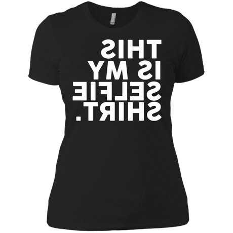 T-Shirts Black / X-Small Selfie Shirt Women's Premium T-Shirt