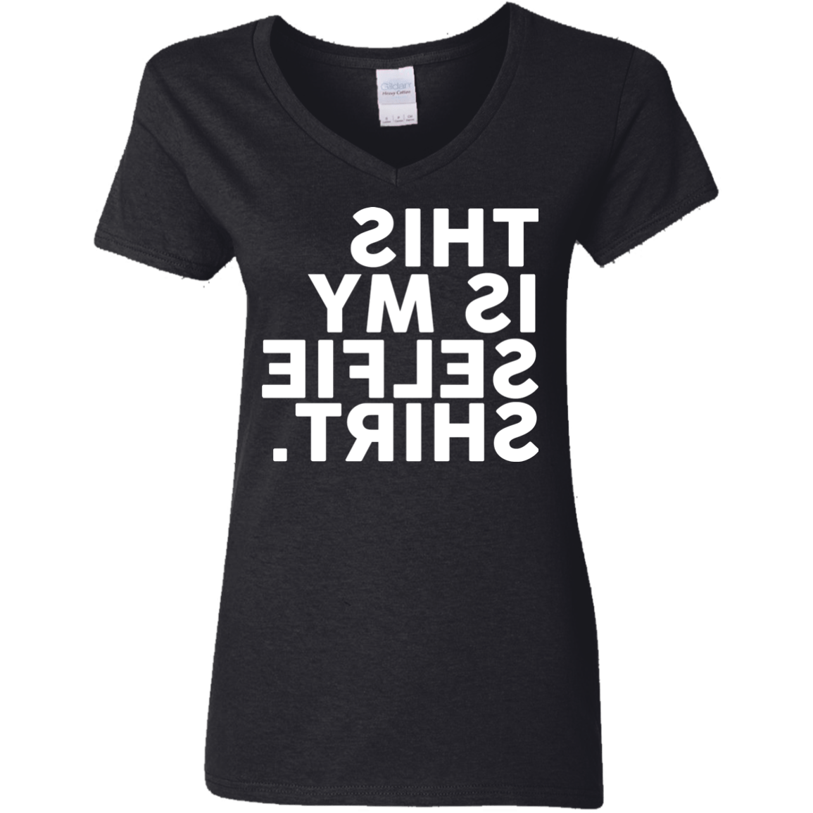 Selfie Shirt Women's V-Neck T-Shirt