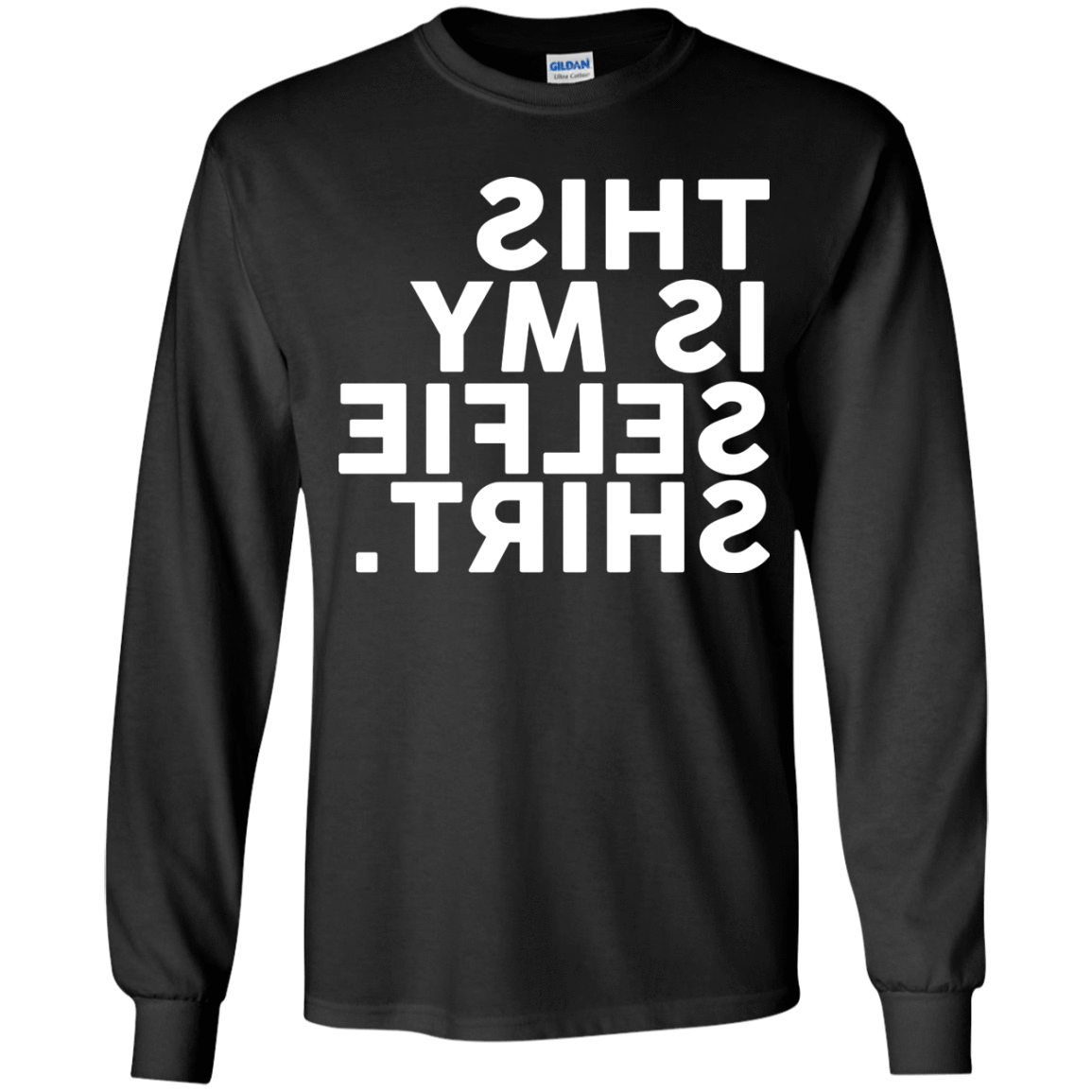 Selfie Shirt Youth Long Sleeve T-Shirt
