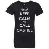 T-Shirts Black / YXS Send Me An Angel Girls Premium T-Shirt