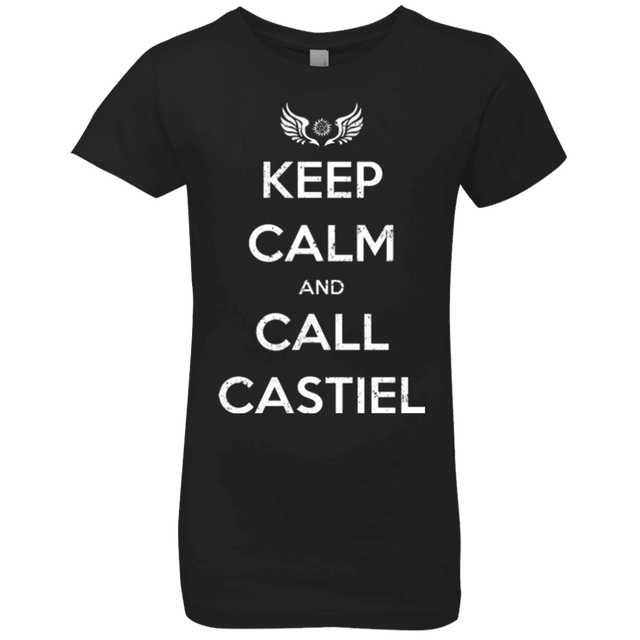 T-Shirts Black / YXS Send Me An Angel Girls Premium T-Shirt