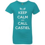 T-Shirts Tahiti Blue / YXS Send Me An Angel Girls Premium T-Shirt