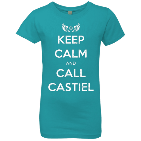 T-Shirts Tahiti Blue / YXS Send Me An Angel Girls Premium T-Shirt