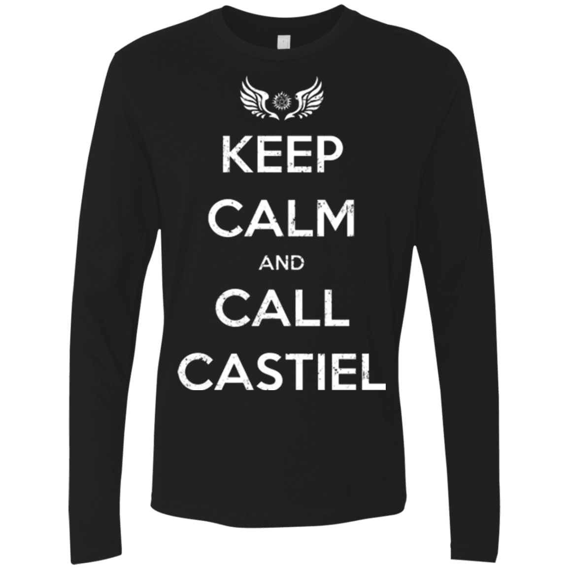 T-Shirts Black / Small Send Me An Angel Men's Premium Long Sleeve