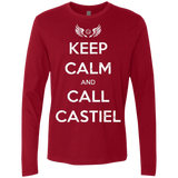 T-Shirts Cardinal / Small Send Me An Angel Men's Premium Long Sleeve