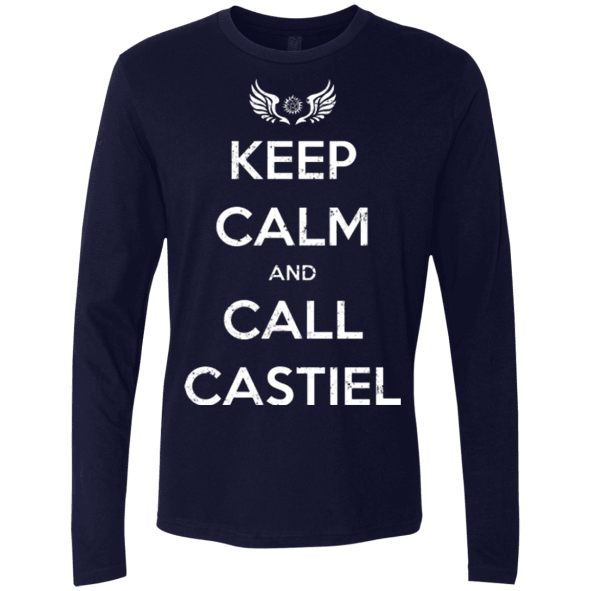 T-Shirts Midnight Navy / Small Send Me An Angel Men's Premium Long Sleeve