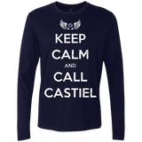 T-Shirts Midnight Navy / Small Send Me An Angel Men's Premium Long Sleeve