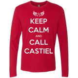 T-Shirts Red / Small Send Me An Angel Men's Premium Long Sleeve