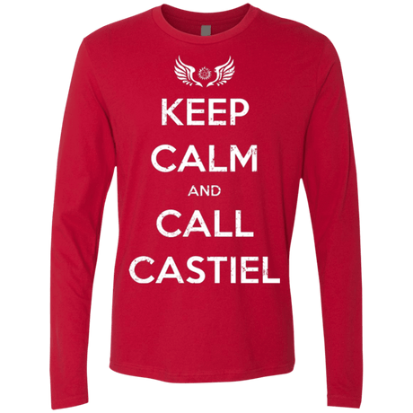 T-Shirts Red / Small Send Me An Angel Men's Premium Long Sleeve