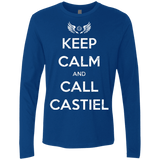 T-Shirts Royal / Small Send Me An Angel Men's Premium Long Sleeve