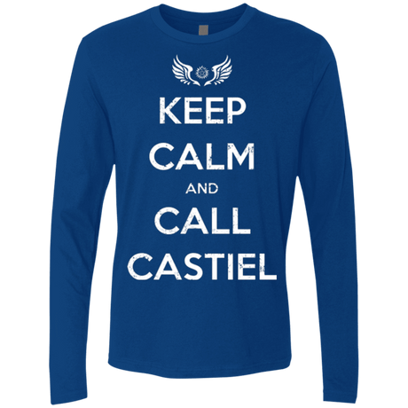 T-Shirts Royal / Small Send Me An Angel Men's Premium Long Sleeve