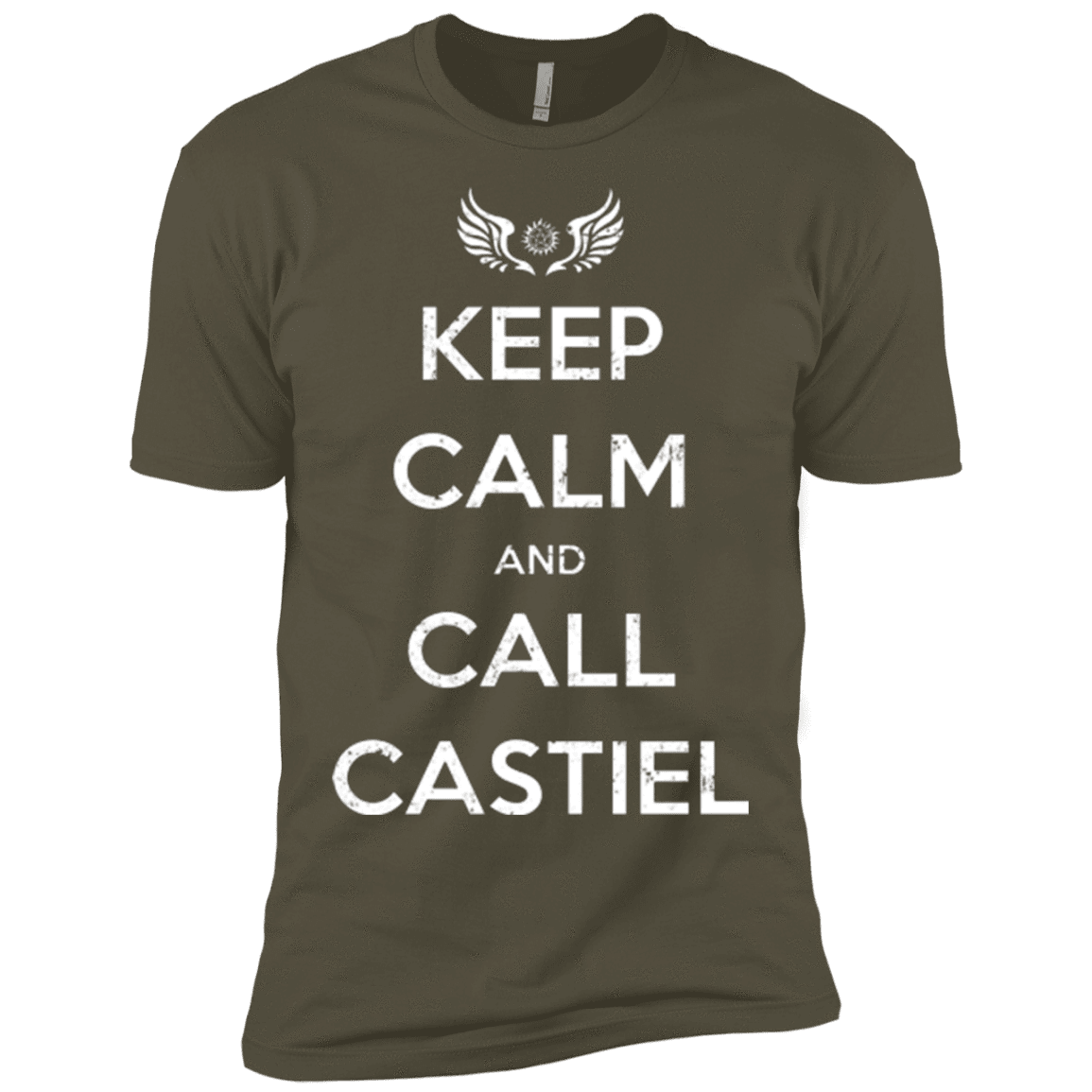 T-Shirts Military Green / X-Small Send Me An Angel Men's Premium T-Shirt