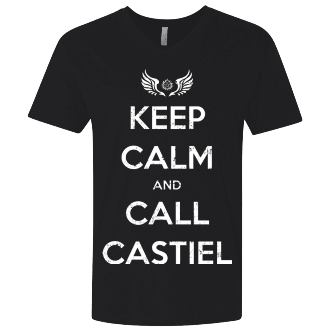 T-Shirts Black / X-Small Send Me An Angel Men's Premium V-Neck