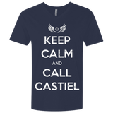 T-Shirts Midnight Navy / X-Small Send Me An Angel Men's Premium V-Neck