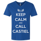 T-Shirts Royal / X-Small Send Me An Angel Men's Premium V-Neck