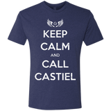 T-Shirts Vintage Navy / Small Send Me An Angel Men's Triblend T-Shirt