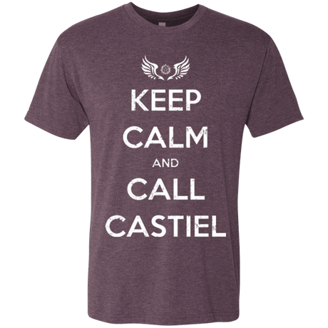 T-Shirts Vintage Purple / Small Send Me An Angel Men's Triblend T-Shirt