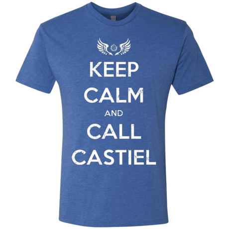 T-Shirts Vintage Royal / Small Send Me An Angel Men's Triblend T-Shirt