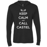 T-Shirts Vintage Black / X-Small Send Me An Angel Triblend Long Sleeve Hoodie Tee