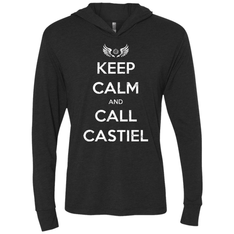 T-Shirts Vintage Black / X-Small Send Me An Angel Triblend Long Sleeve Hoodie Tee