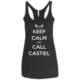 T-Shirts Vintage Black / X-Small Send Me An Angel Women's Triblend Racerback Tank