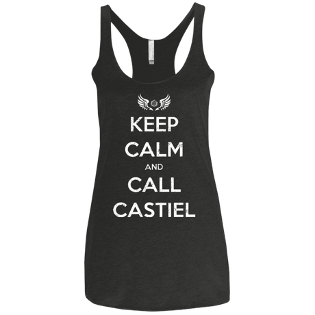 T-Shirts Vintage Black / X-Small Send Me An Angel Women's Triblend Racerback Tank