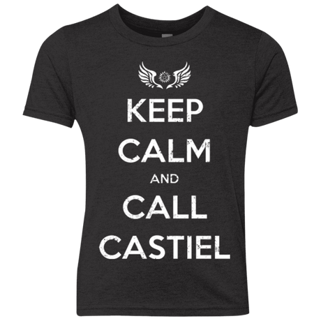 T-Shirts Vintage Black / YXS Send Me An Angel Youth Triblend T-Shirt