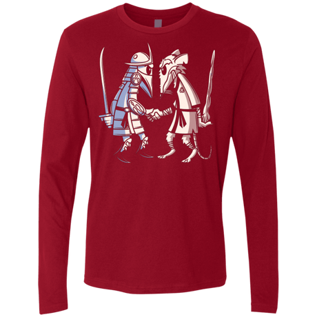 T-Shirts Cardinal / Small Sensei vs Sensei Men's Premium Long Sleeve