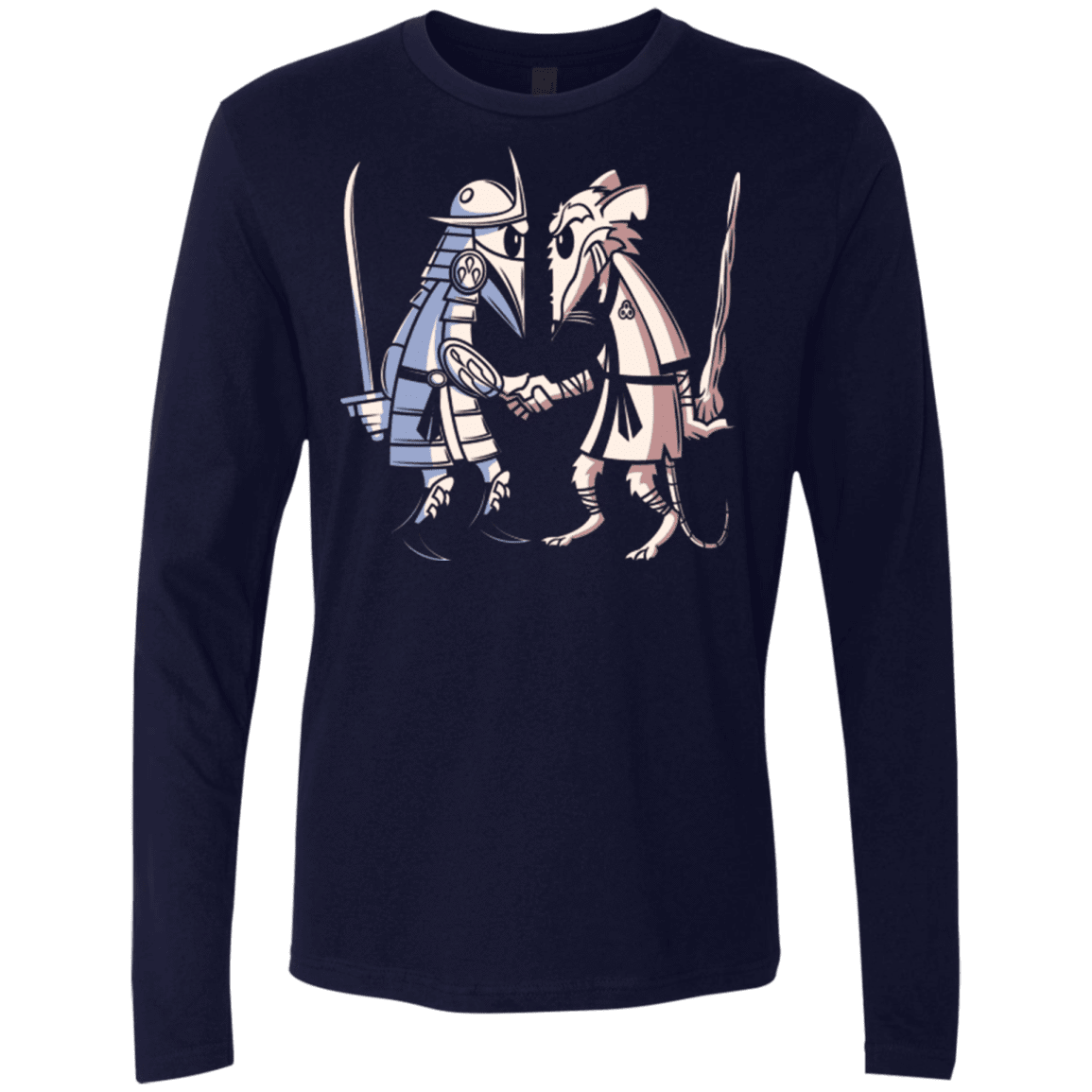 T-Shirts Midnight Navy / Small Sensei vs Sensei Men's Premium Long Sleeve
