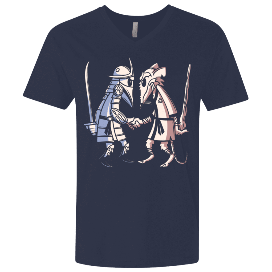 T-Shirts Midnight Navy / X-Small Sensei vs Sensei Men's Premium V-Neck