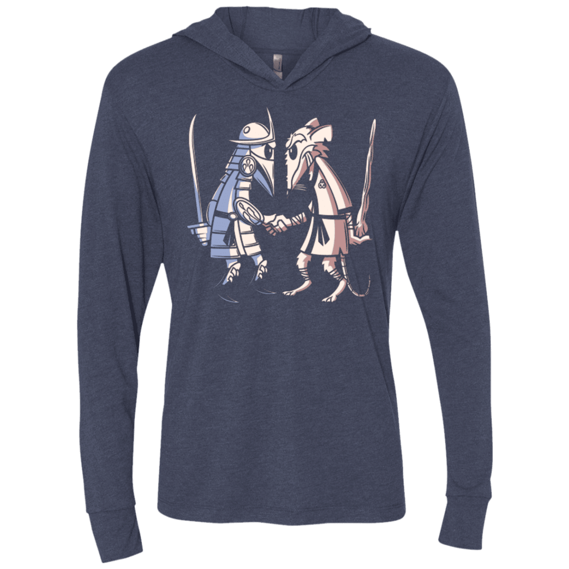 T-Shirts Vintage Navy / X-Small Sensei vs Sensei Triblend Long Sleeve Hoodie Tee