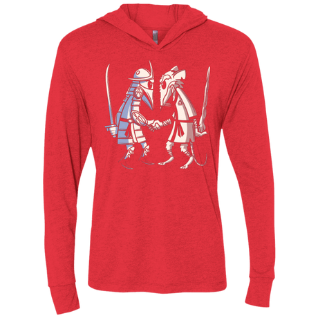 T-Shirts Vintage Red / X-Small Sensei vs Sensei Triblend Long Sleeve Hoodie Tee