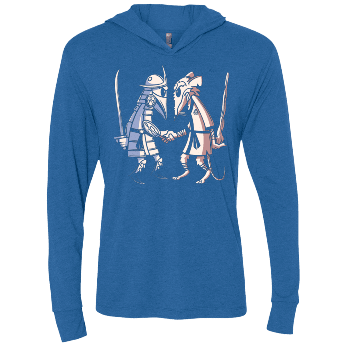 T-Shirts Vintage Royal / X-Small Sensei vs Sensei Triblend Long Sleeve Hoodie Tee