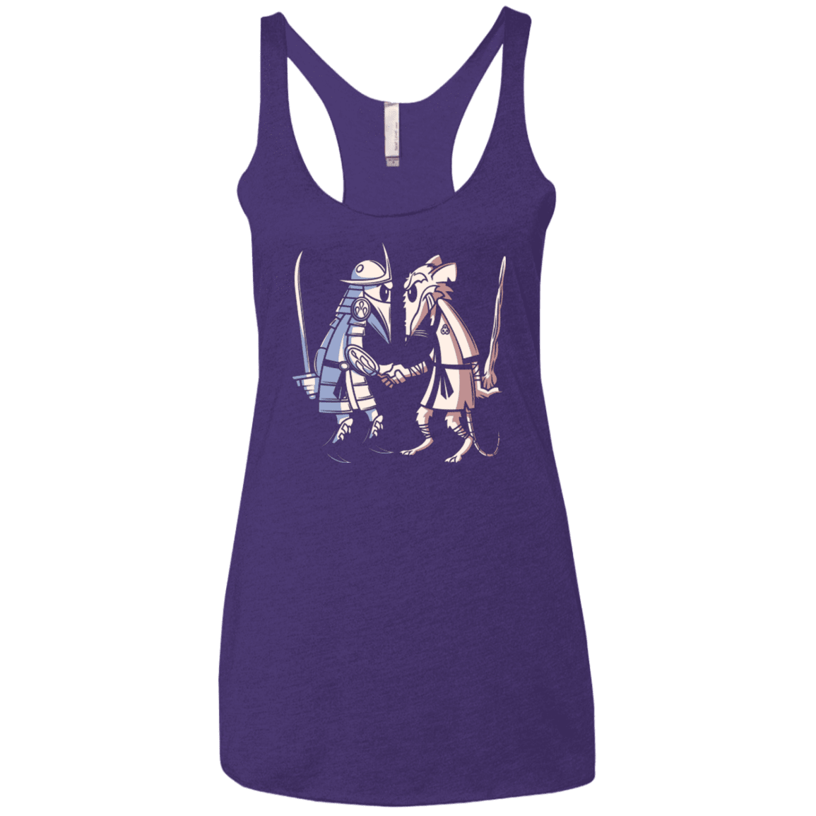 T-Shirts Purple / X-Small Sensei vs Sensei Women's Triblend Racerback Tank