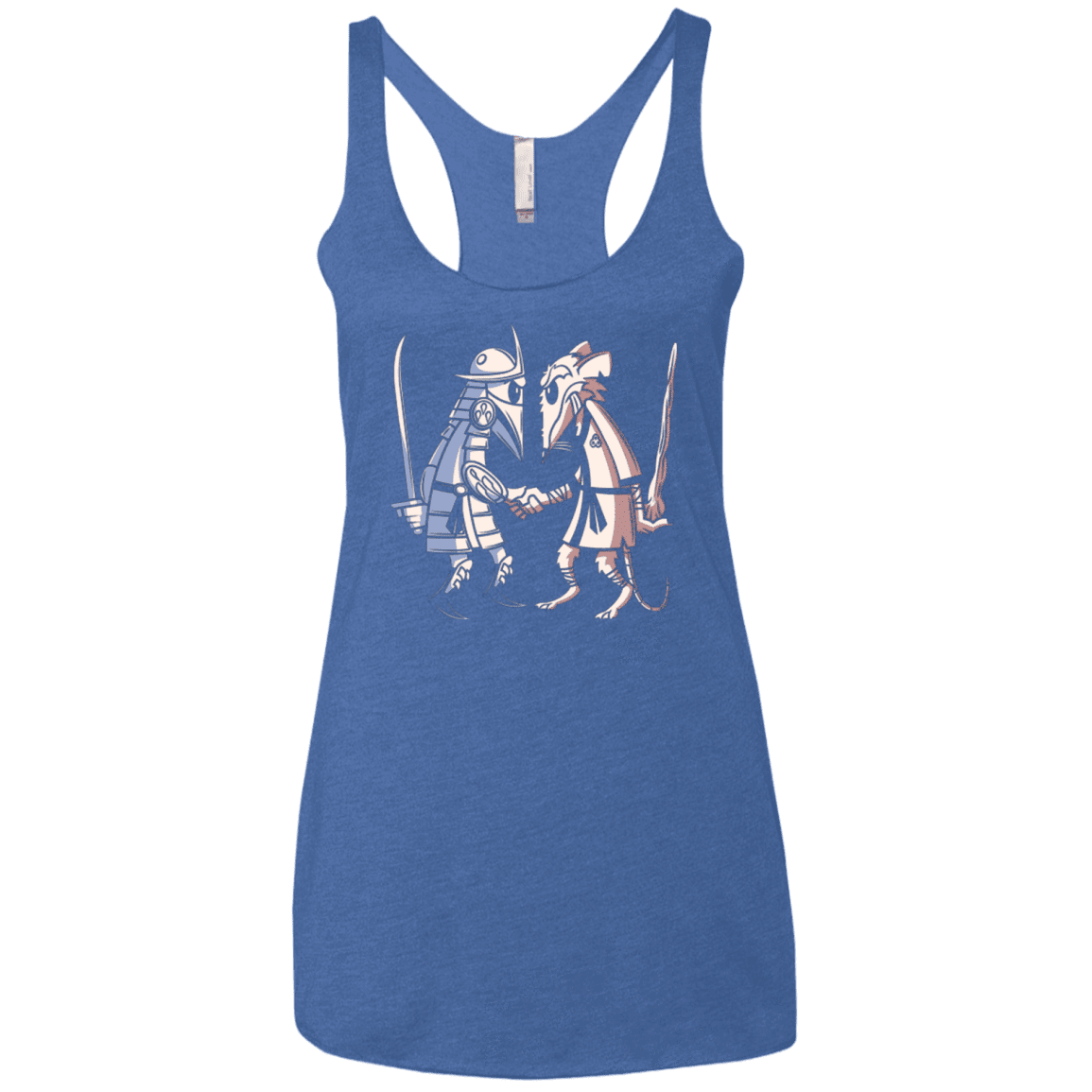 T-Shirts Vintage Royal / X-Small Sensei vs Sensei Women's Triblend Racerback Tank