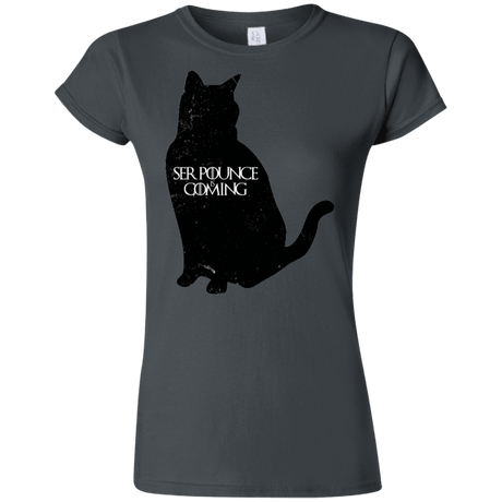 T-Shirts Charcoal / S Ser Pounce is Coming Junior Slimmer-Fit T-Shirt