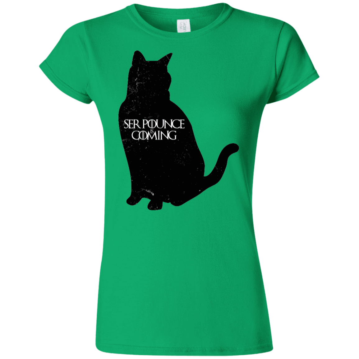 T-Shirts Irish Green / S Ser Pounce is Coming Junior Slimmer-Fit T-Shirt