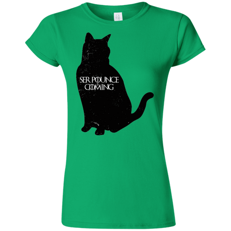 T-Shirts Irish Green / S Ser Pounce is Coming Junior Slimmer-Fit T-Shirt