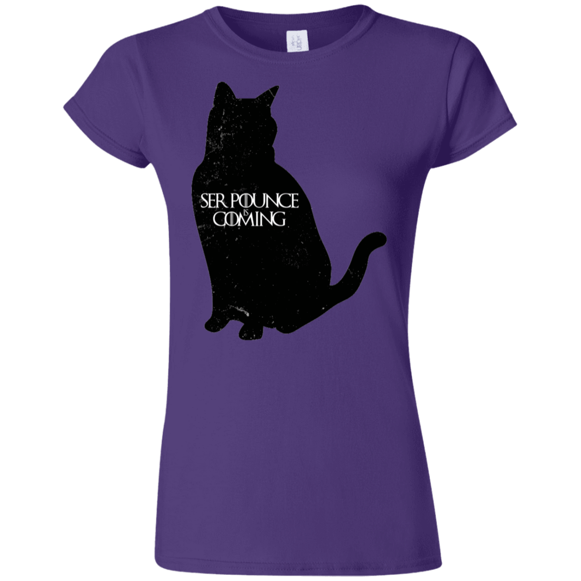 T-Shirts Purple / S Ser Pounce is Coming Junior Slimmer-Fit T-Shirt